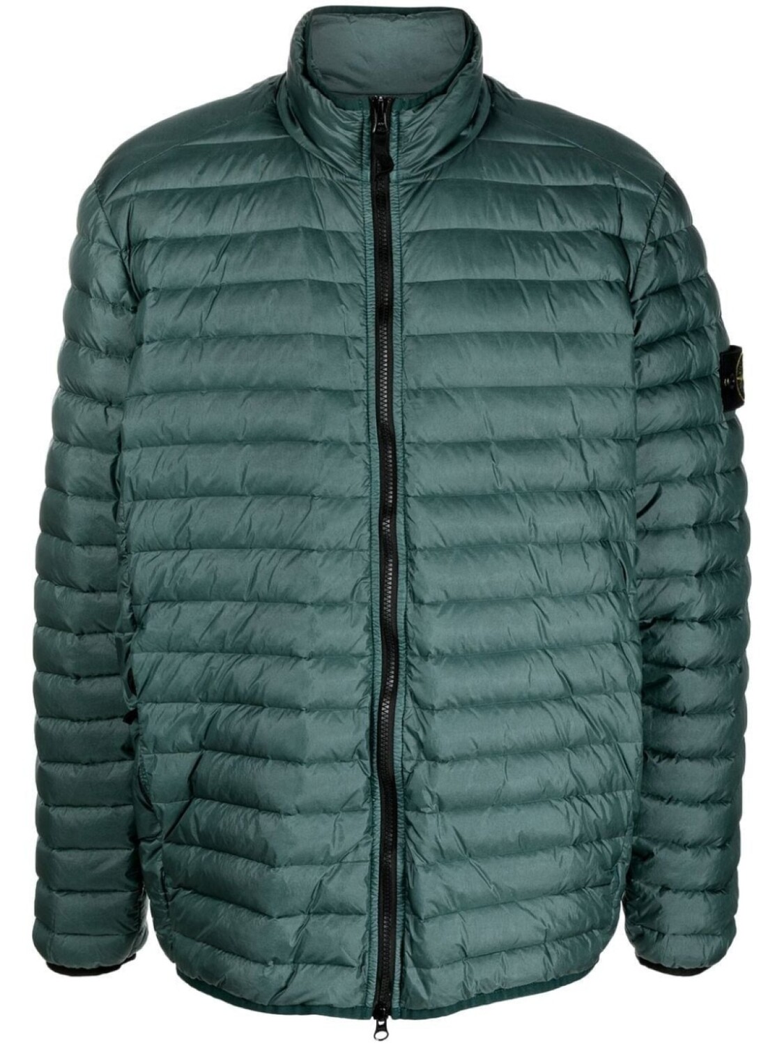 

Stone Island пуховик с логотипом Compass, зеленый