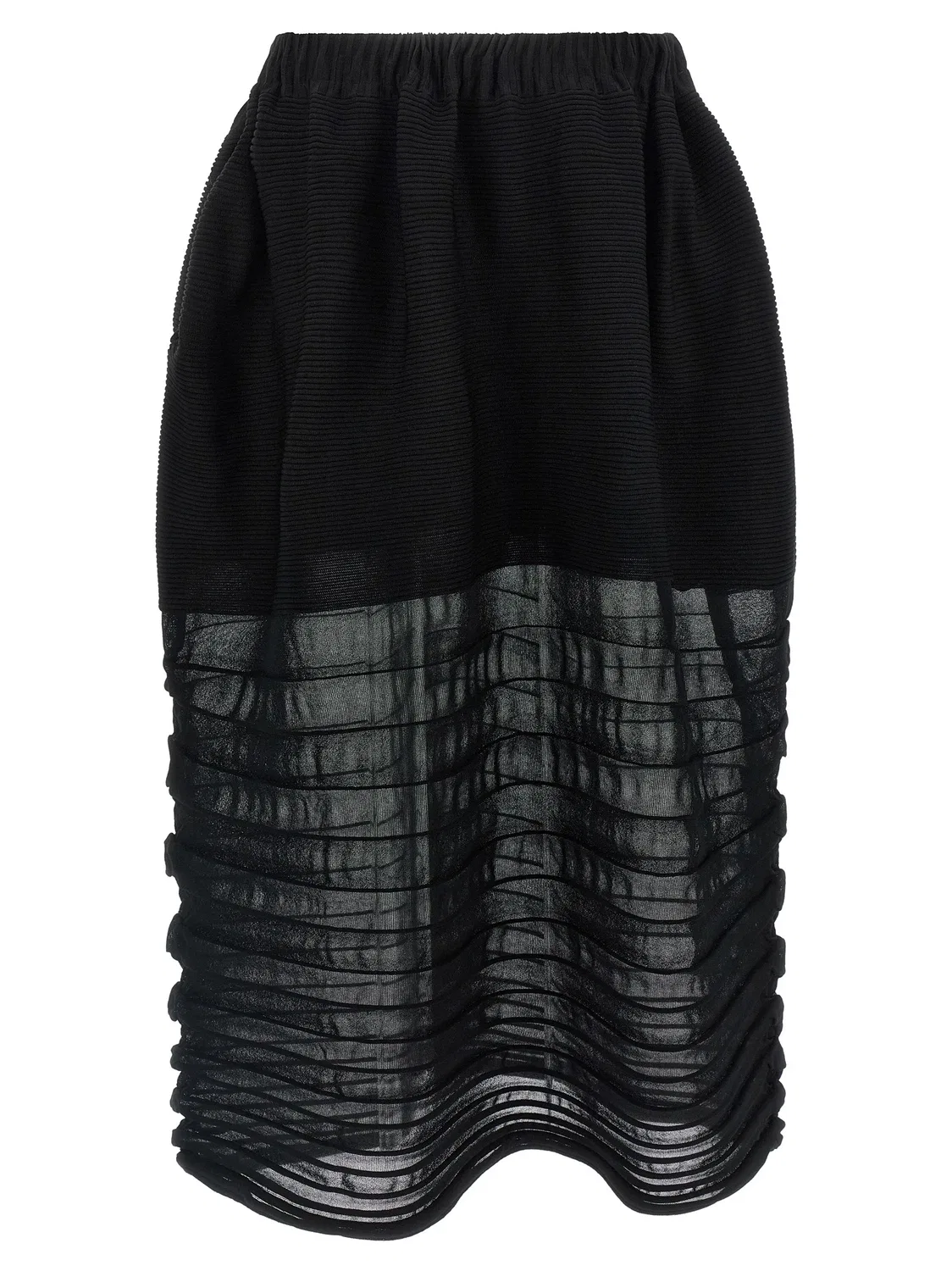 Юбка «Moving Knit» Issey Miyake, черный — фото 2