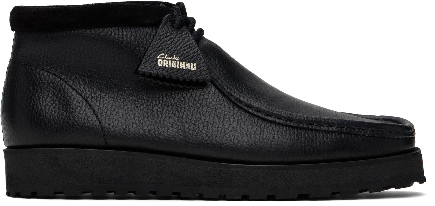 

Черные ботинки Wallabee Scout Desert Clarks Originals