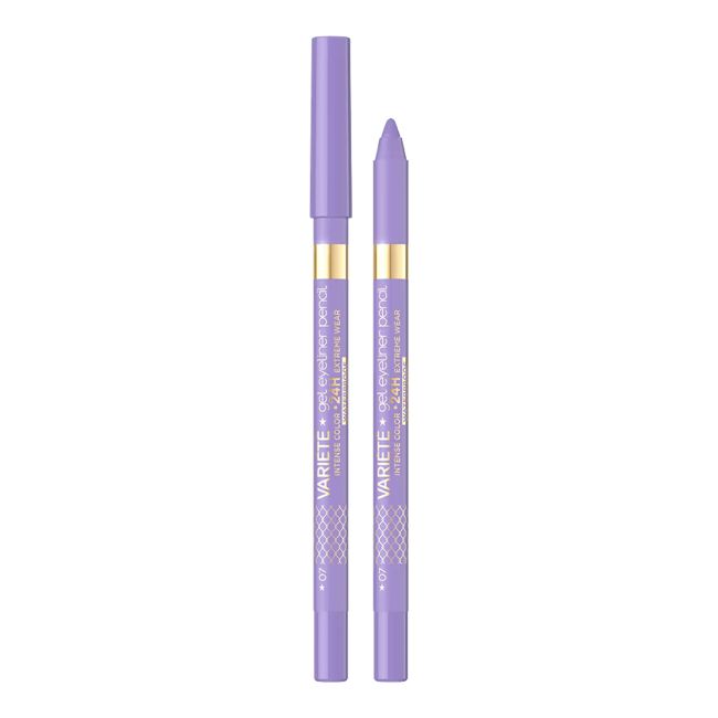 

Водостойкая подводка для глаз Variete Gel Eveline, цвет 07 lavender
