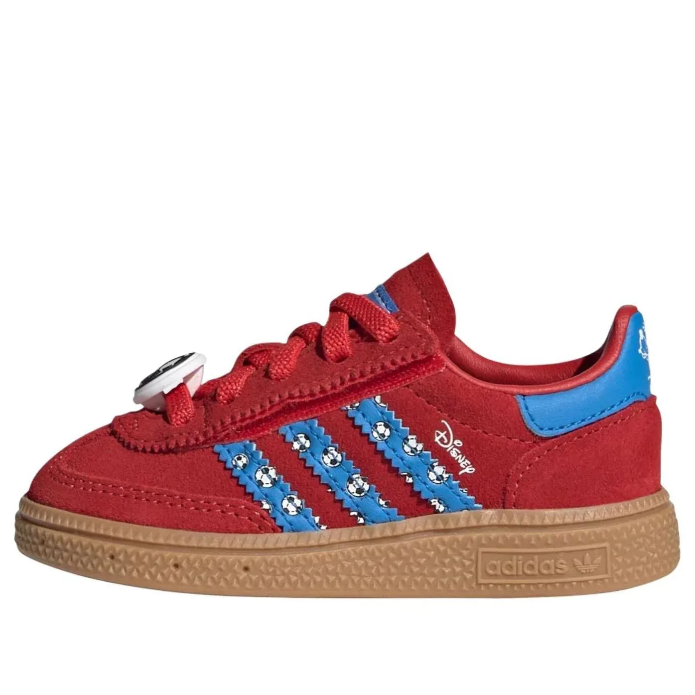 Кроссовки (TD) Adidas x Disney Handball Spezial Comfort Closure Elastic Lace 'Red Lucid Blue'