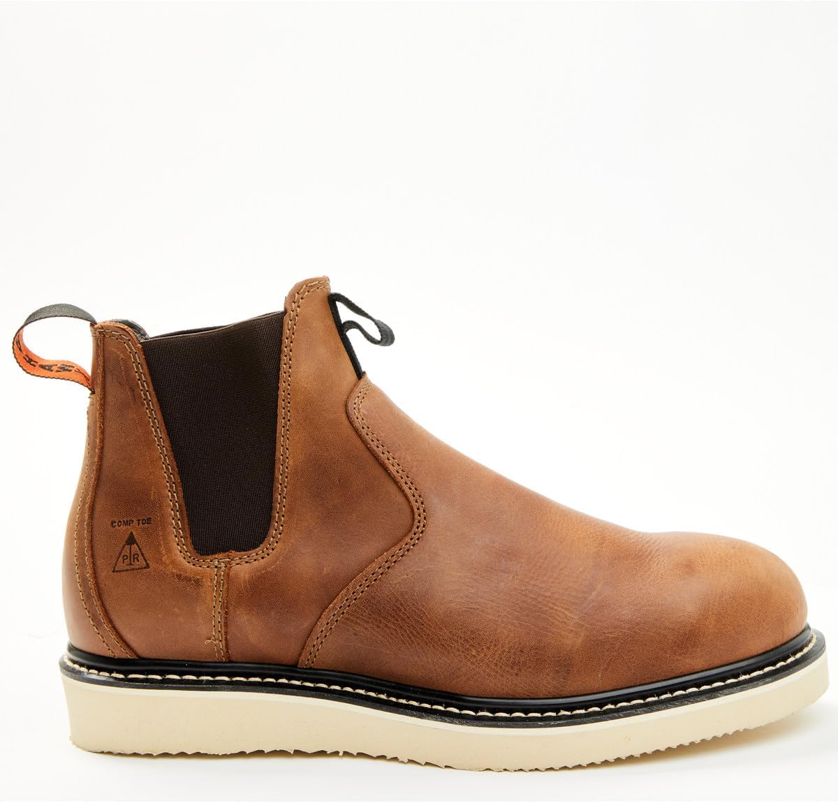Мужские ботинки Hawx Crazy Horse Wedge Chelsea с композитным носком - Bhxc0rpw81, коричневый — фото 2