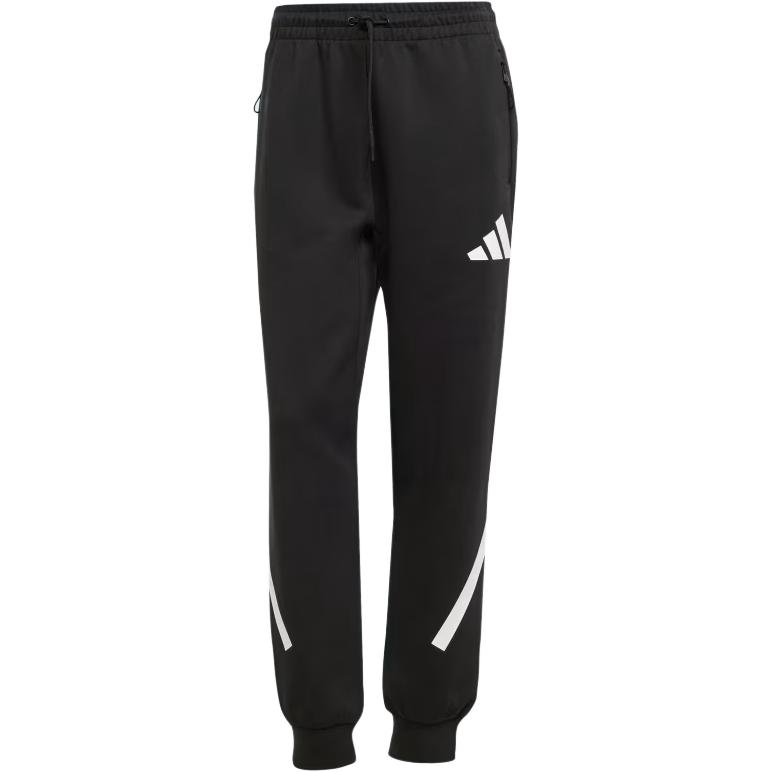 Женские спортивные брюки Z.N.E. Adidas черно-белые — фото 2