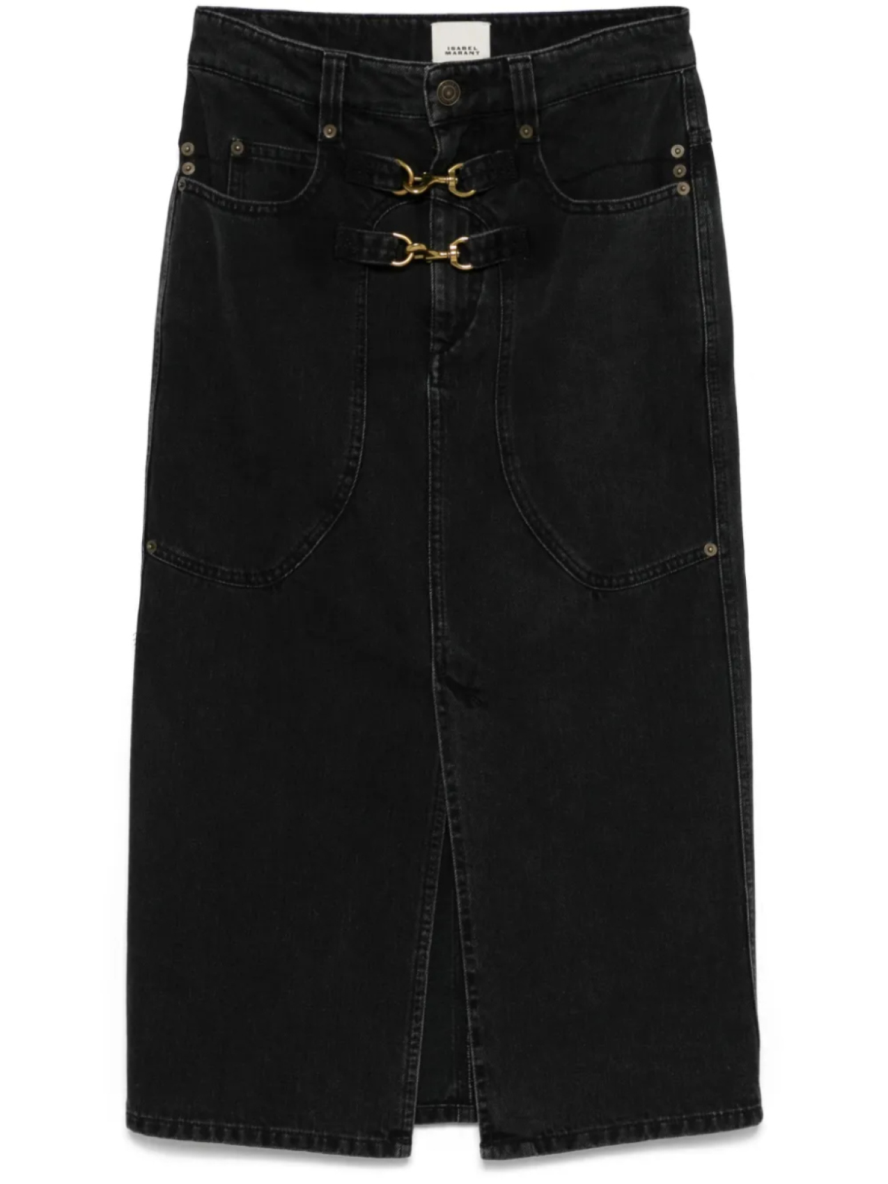 

ISABEL MARANT джинсовая юбка Pavina, черный