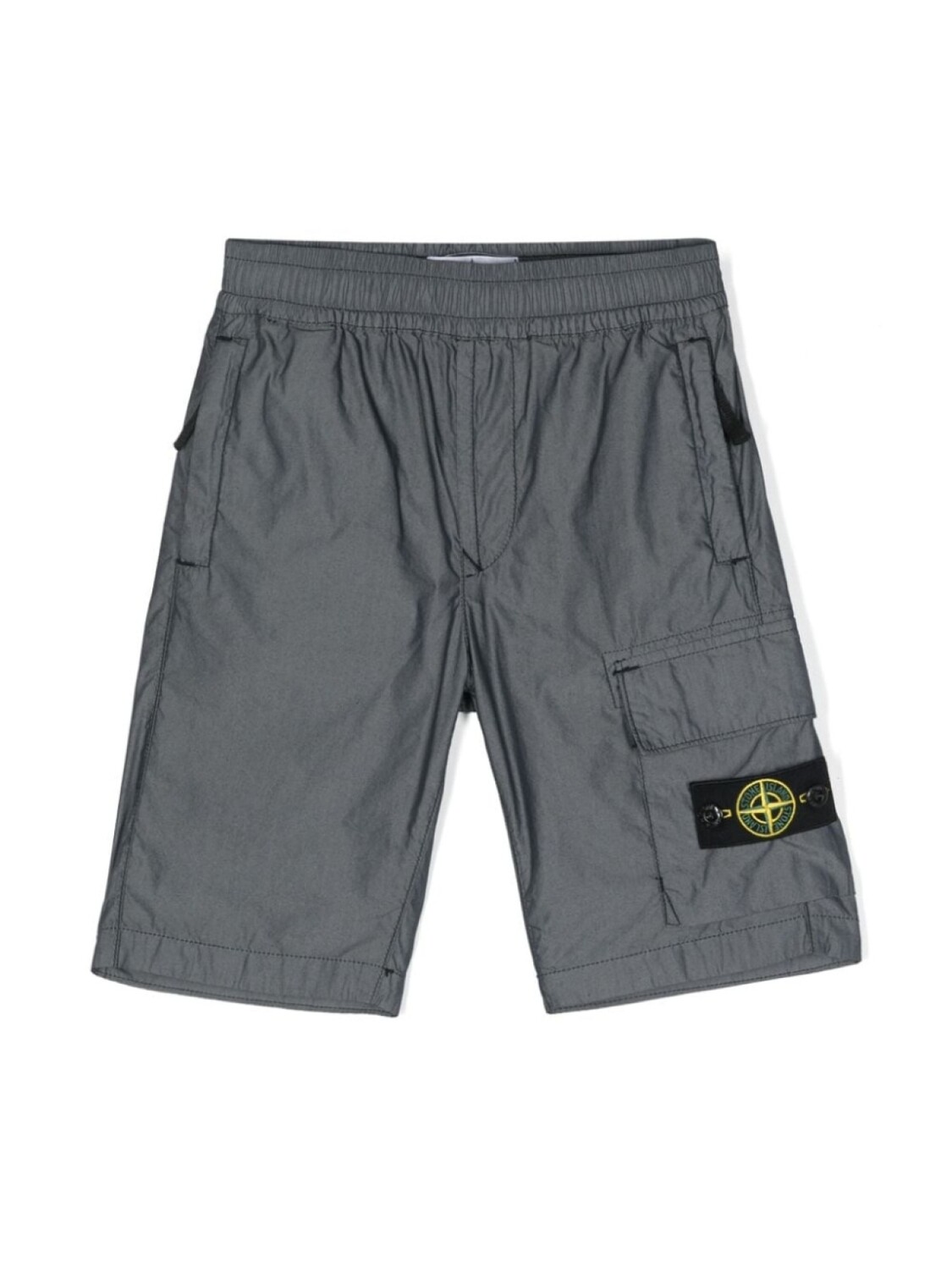 

Stone Island Junior шорты карго Compass, серый
