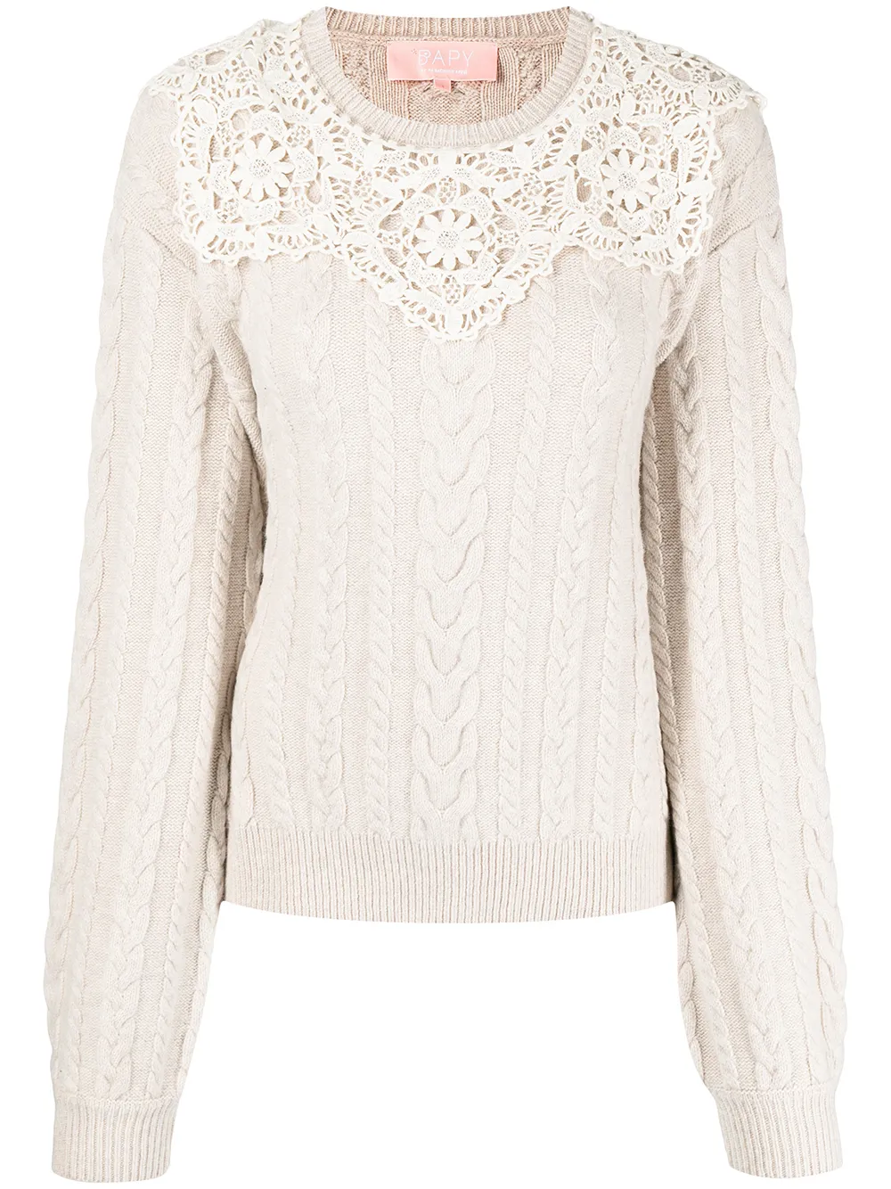 

Шерстяной джемпер фактурной вязки BAPY BY *A BATHING APE, серый