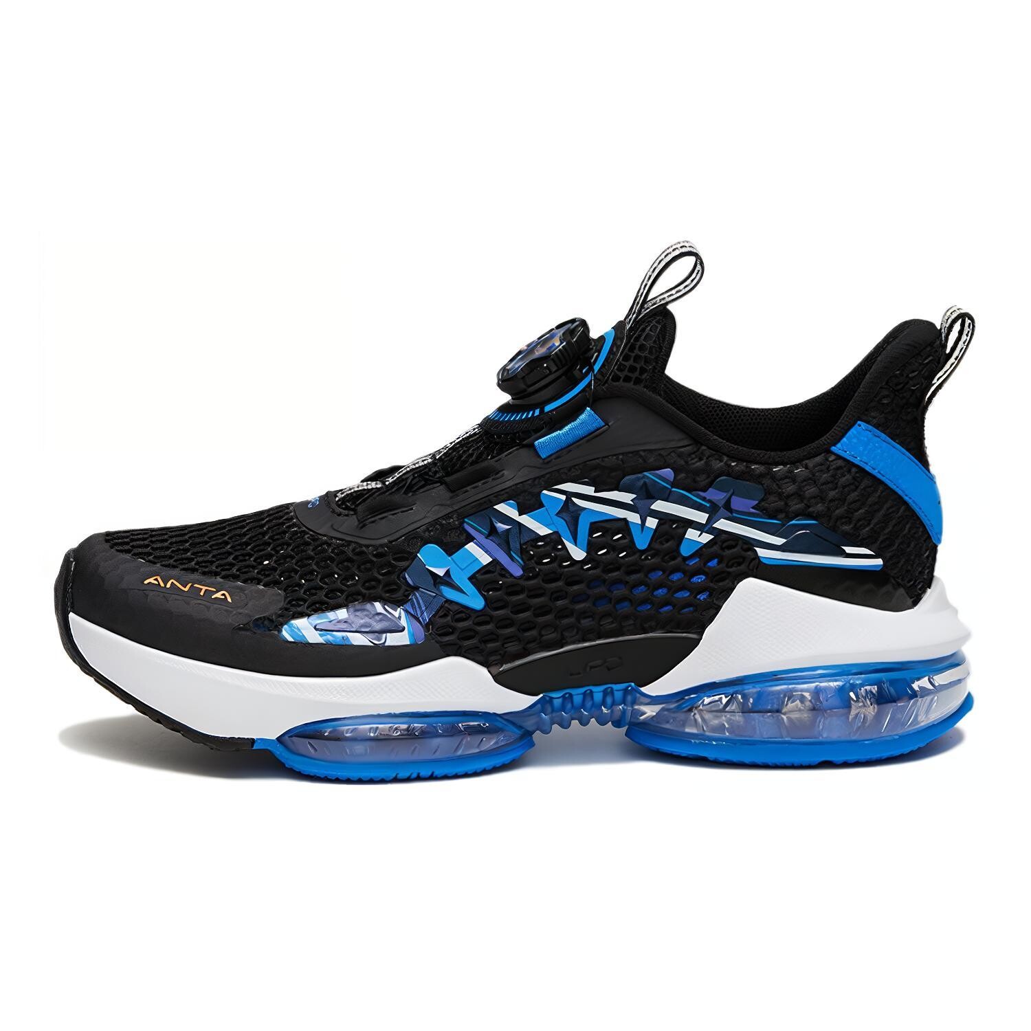 

Детские кроссовки GS Low-top черные/синие Anta Kids, черный/синий