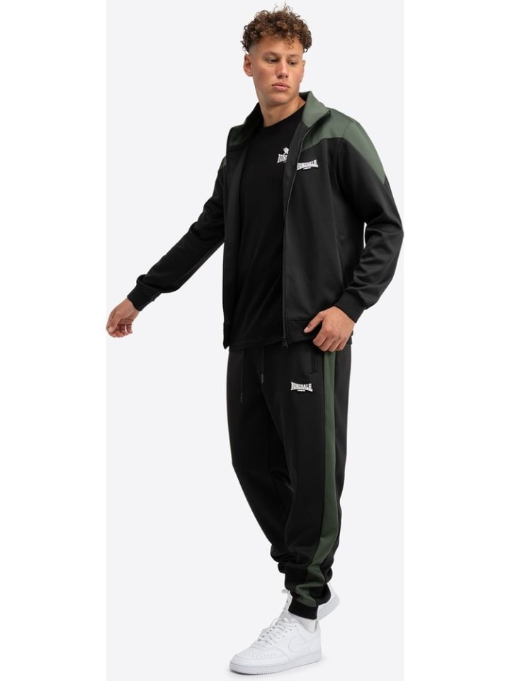 

Lonsdale Спортивный костюм Caunton, стандартный крой, черный