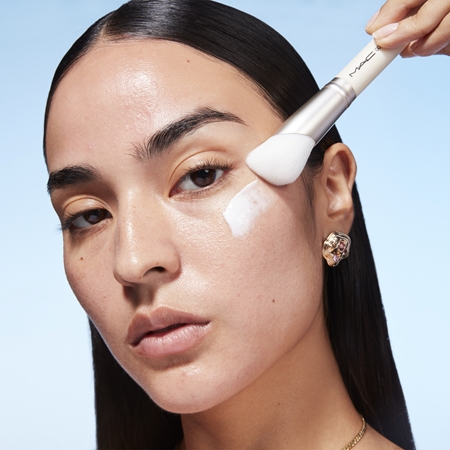 Крем для лица MAC — Увлажняющий и укрепляющий Cosmetics Hyper Real Skincanvas Balm, 15 мл — фото 4
