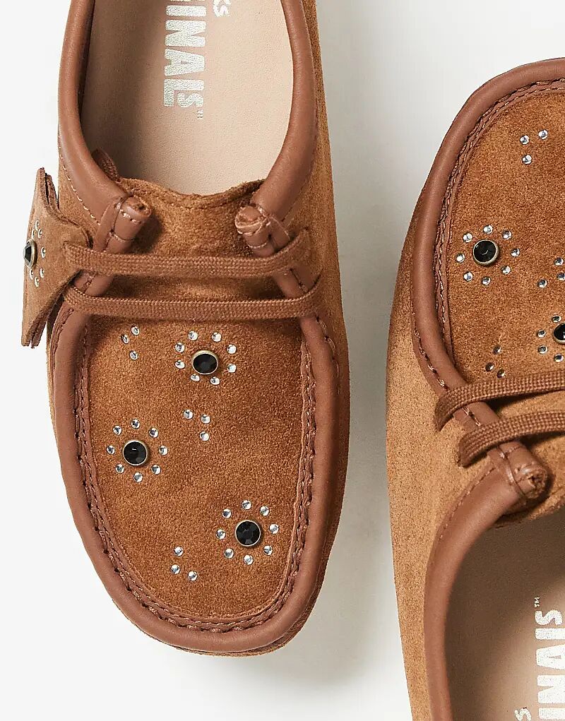 Туфли Clarks Originals Wallacraft Bee из коричневой замши — фото 3