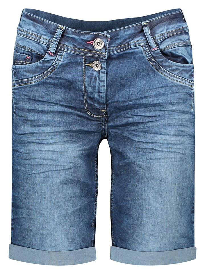 

Джинсовые шорты Cecil Jeans-Bermudas Scarlett, синий