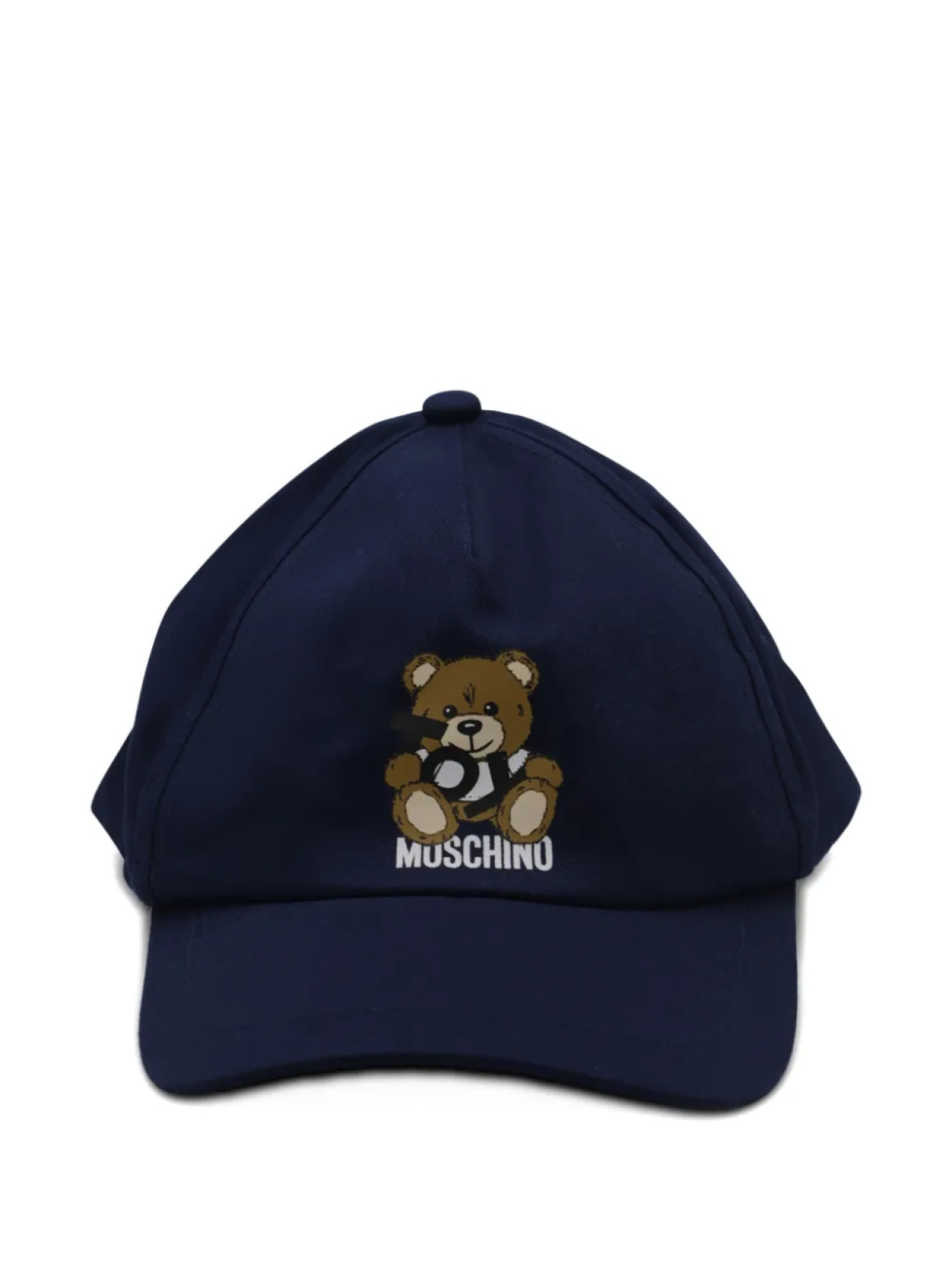 

Бейсболка с принтом Тедди Moschino Kids, синий