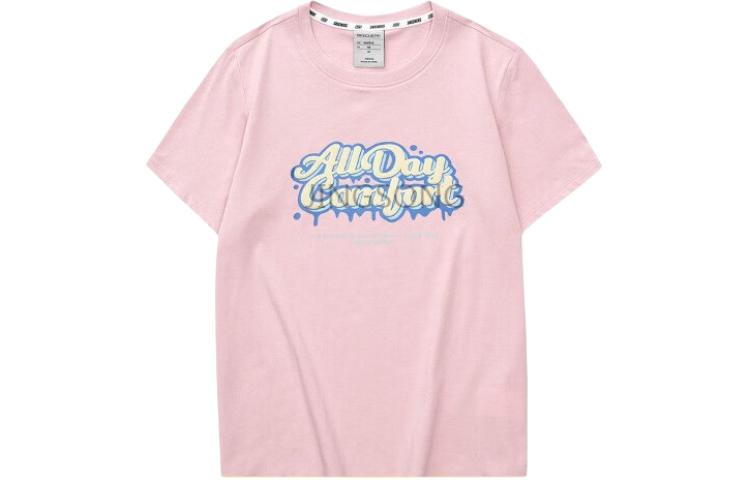 

Skechers Разноцветная женская футболка нежно-розового цвета