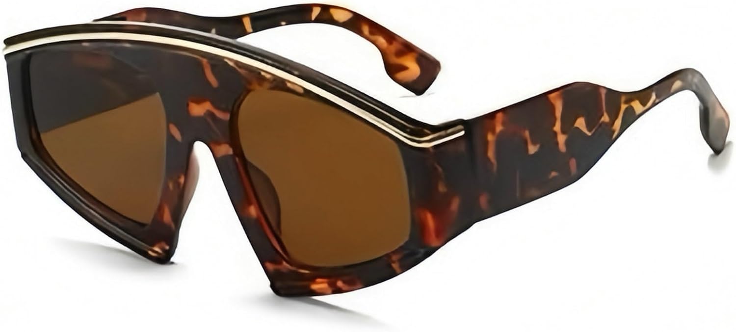 

Крупные солнцезащитные очки для мужчин и женщин, модные солнцезащитные очки неправильной формы, ретро-квадратные солнцезащитные очки, женские винтажные черные очки mincl, C7