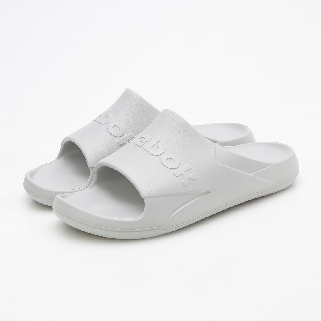 Унисекс-взрослые шлепанцы Reebok Clean Slide, серый — фото 3