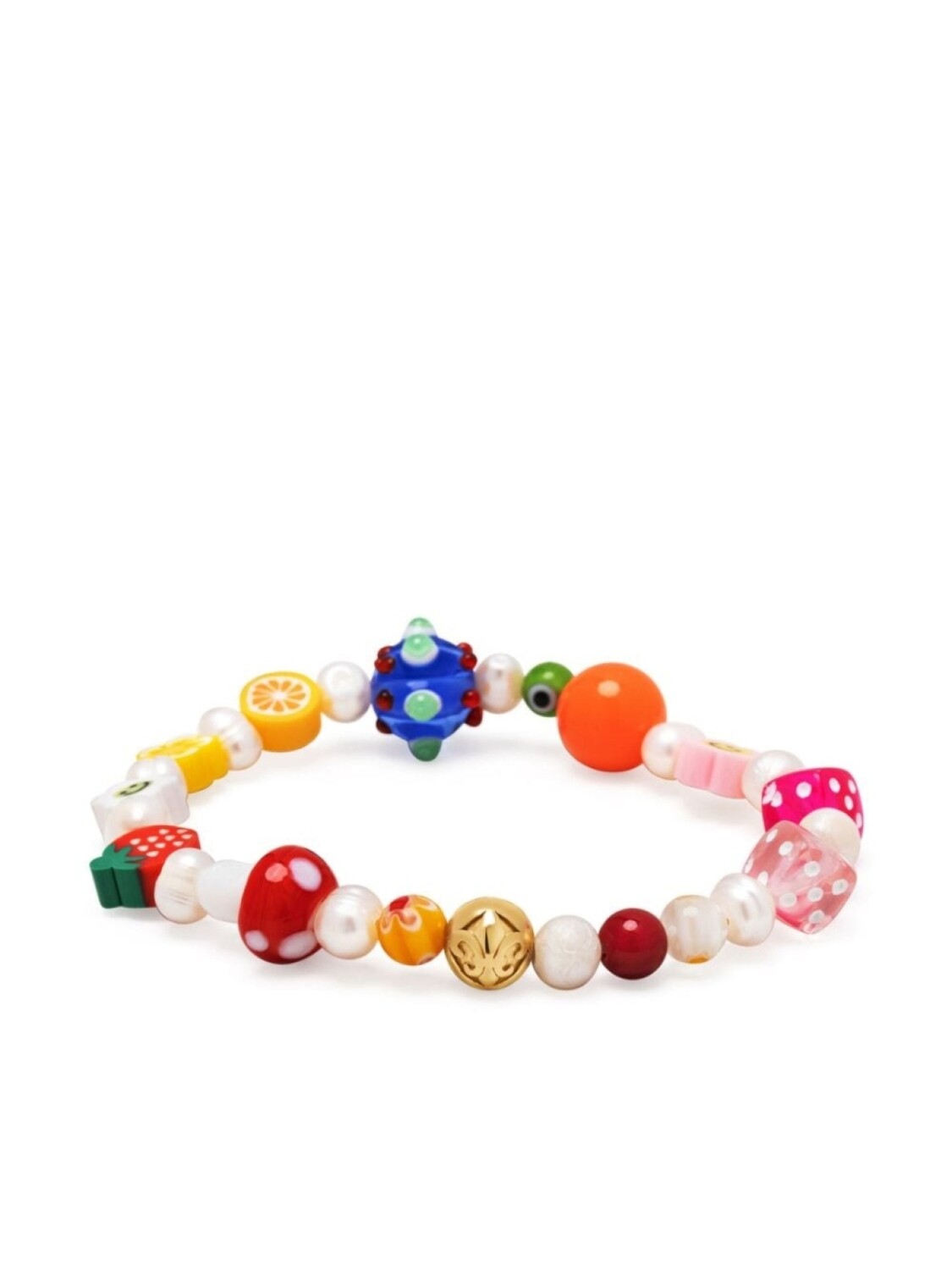 

Ягодный браслет Nialaya Jewelry, белый