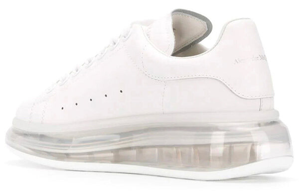 Кроссовки oversized sneaker 'white clear sole' Alexander Mcqueen, белый — фото 3