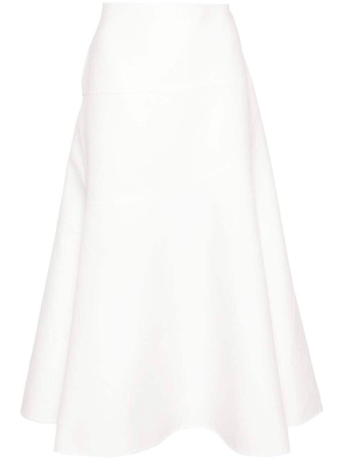 

Jil Sander юбка миди асимметричного кроя, белый