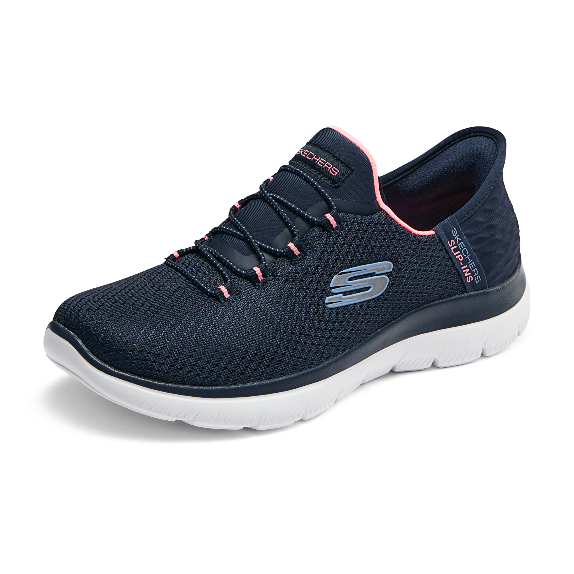 

Кроссовки Skechers Lifestyle Shoes Women's Low-top Blue/Pink, синий/розовый