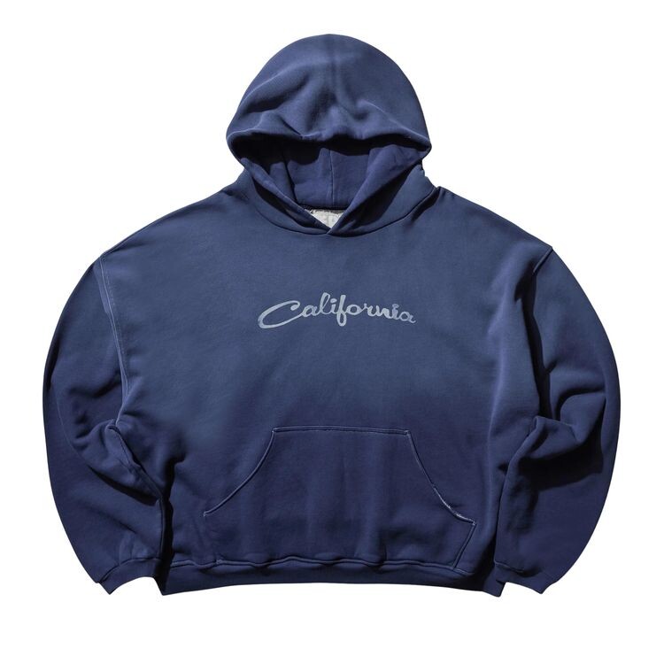 

Худи ERL California Hoodie Navy, синий