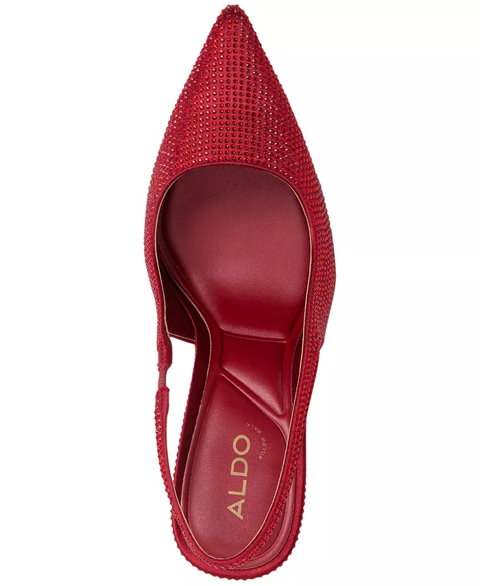 Женские туфли-лодочки Lovebloom на танкетке Aldo, красный — фото 4