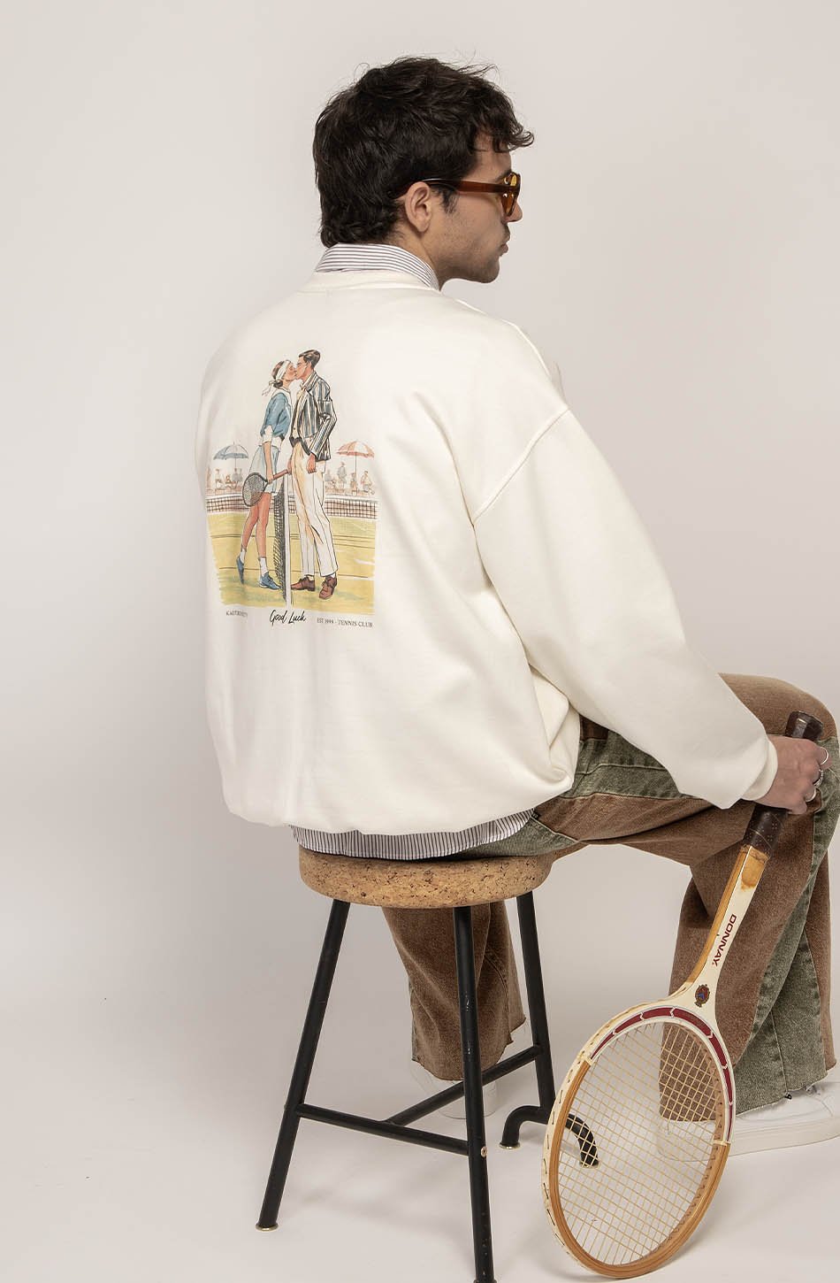 

Толстовка CREW GOOD LUCK UNISEX Kaotiko, кремовый