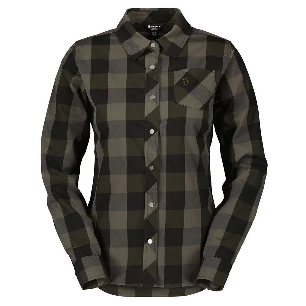 

Рубашка с длинным рукавом Scott Trail Flow Check, зеленый