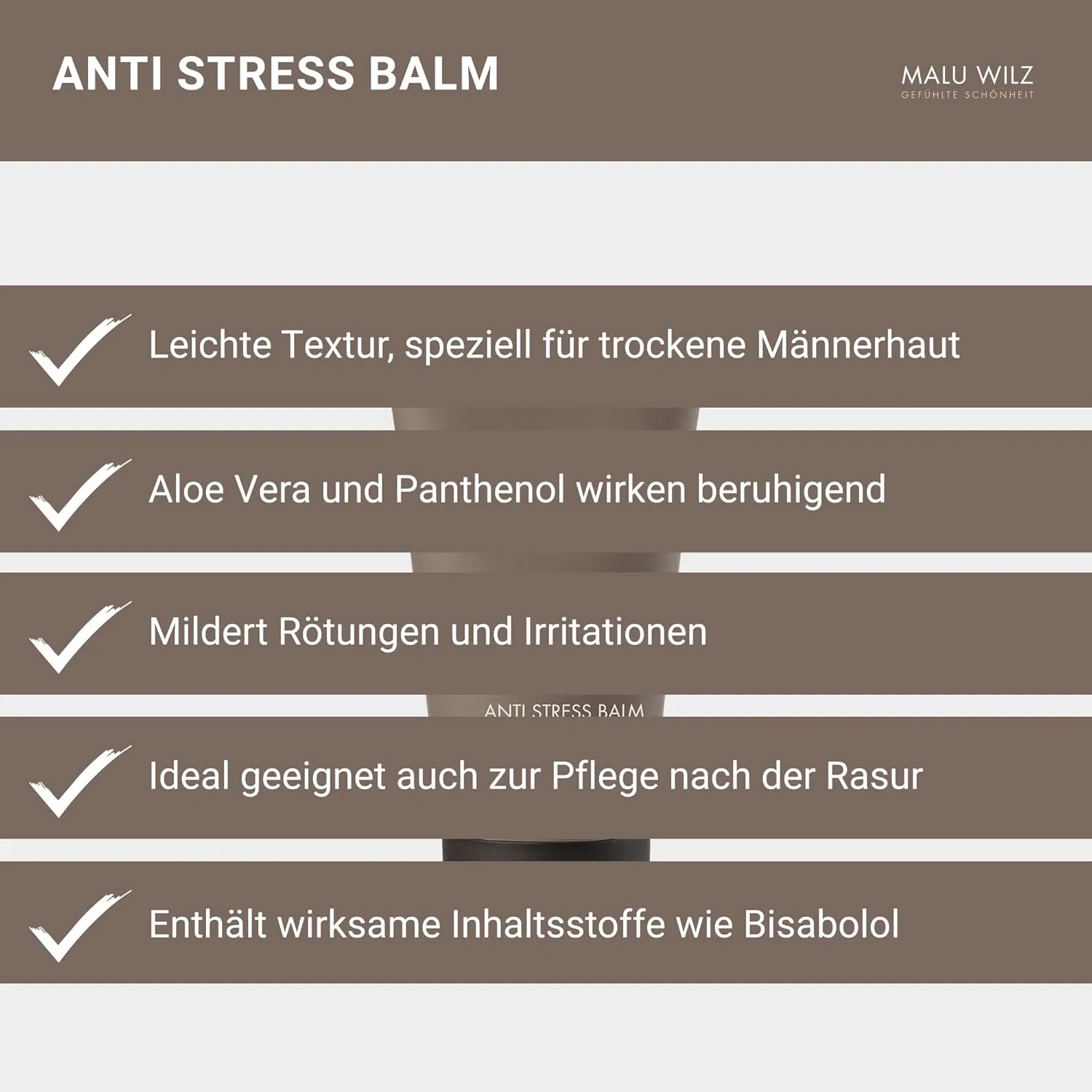 Мужской бальзам после бритья Anti Stress Balm от Malu Wilz Kosmetik ‎Malu Wilz — фото 4