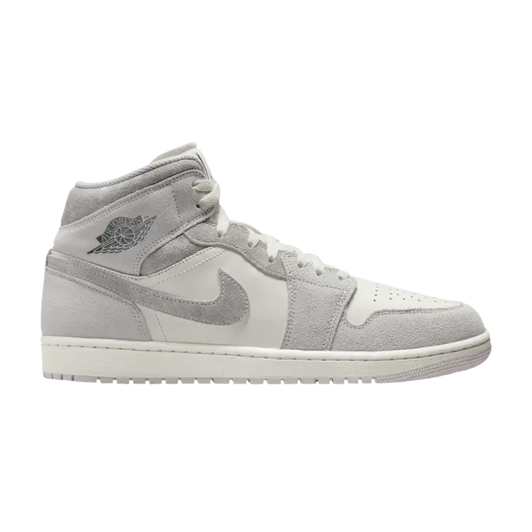 

Кроссовки Air Jordan 1 Mid SE, цвет Neutral Grey Sail, Серый, Кроссовки Air Jordan 1 Mid SE, цвет Neutral Grey Sail