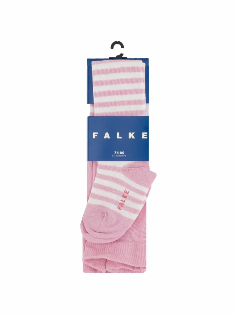 

Хлопковые колготки в полоску Falke, розовый
