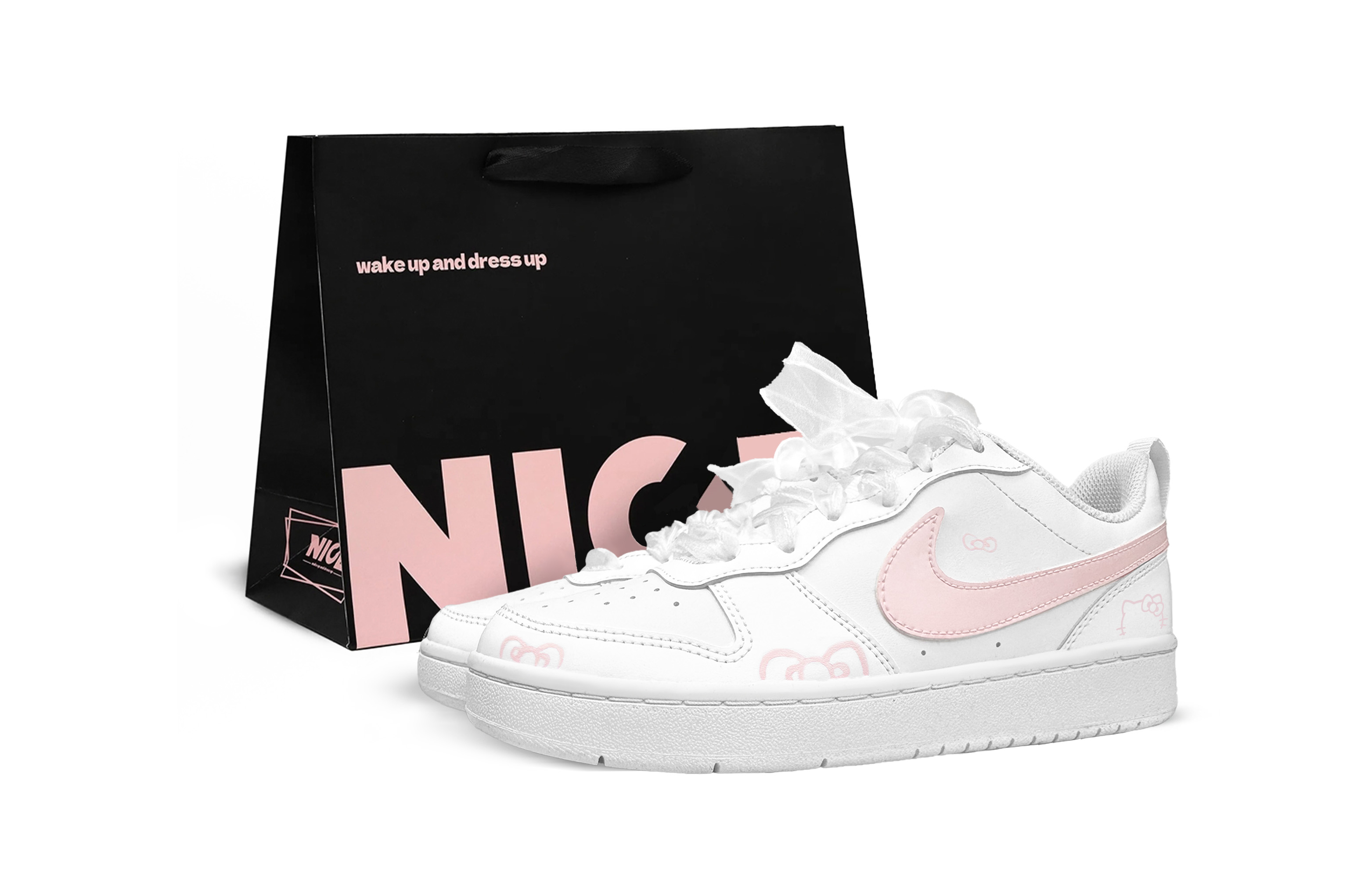 

Детские скейтерские кроссовки Court Borough для младших школьников Nike, белый