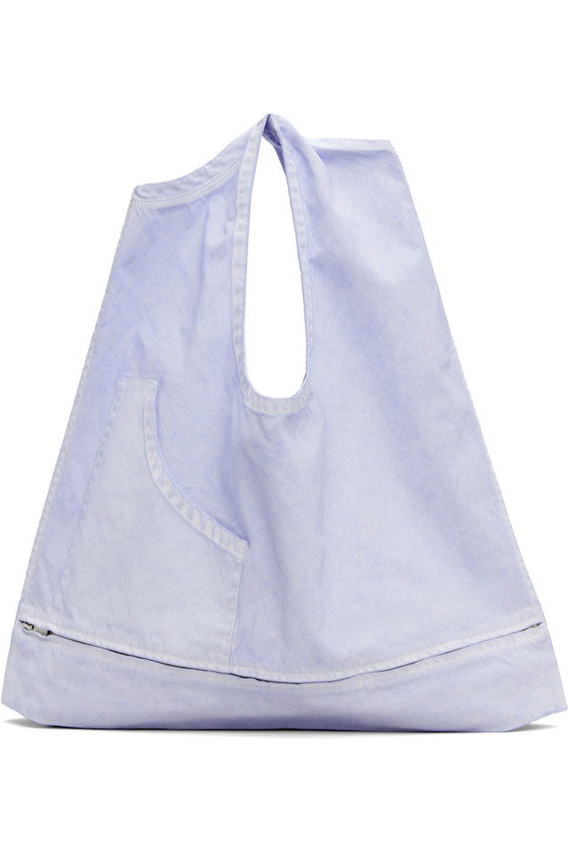 

Issey Miyake Синяя скульптурная сумка-трансформер в виде жилета