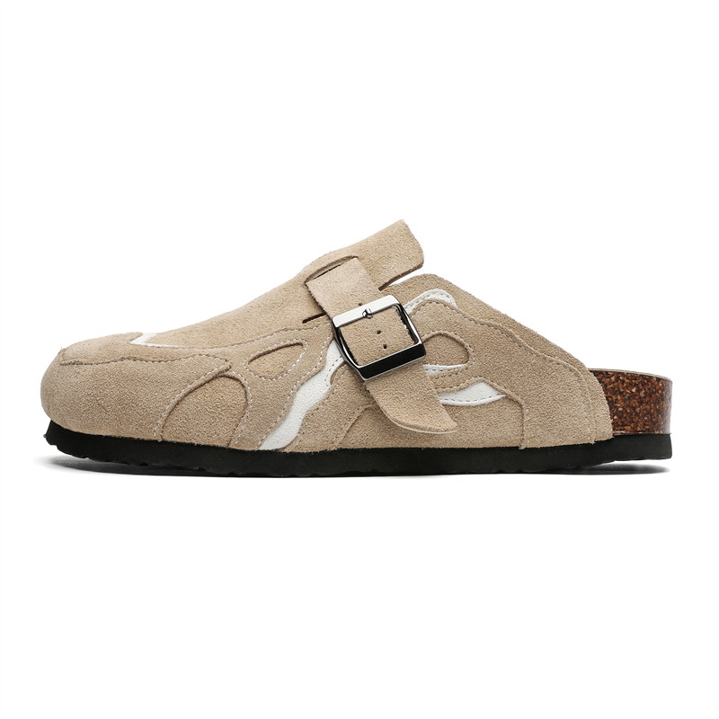 

KUNGFUDEER Армейские зеленые противоскользящие тапочки с защитным мыском унисекс, цвет Army Green