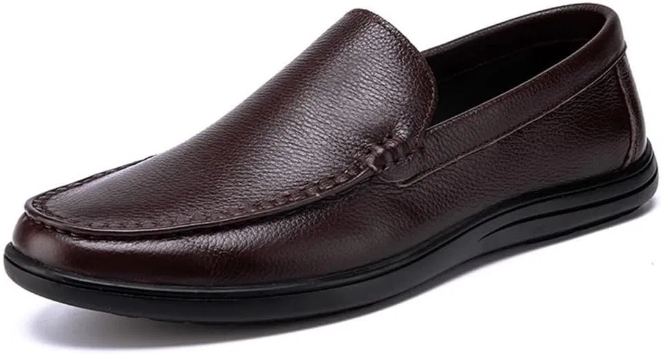 Мокасины кожаные Loafers Brown SayfuR — фото 4
