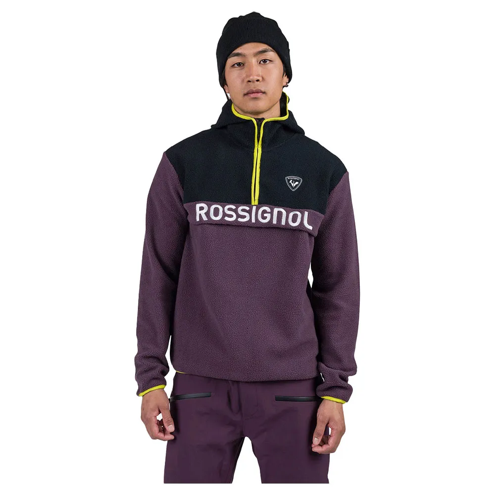 

Флис Rossignol Alltrack hoodie, фиолетовый