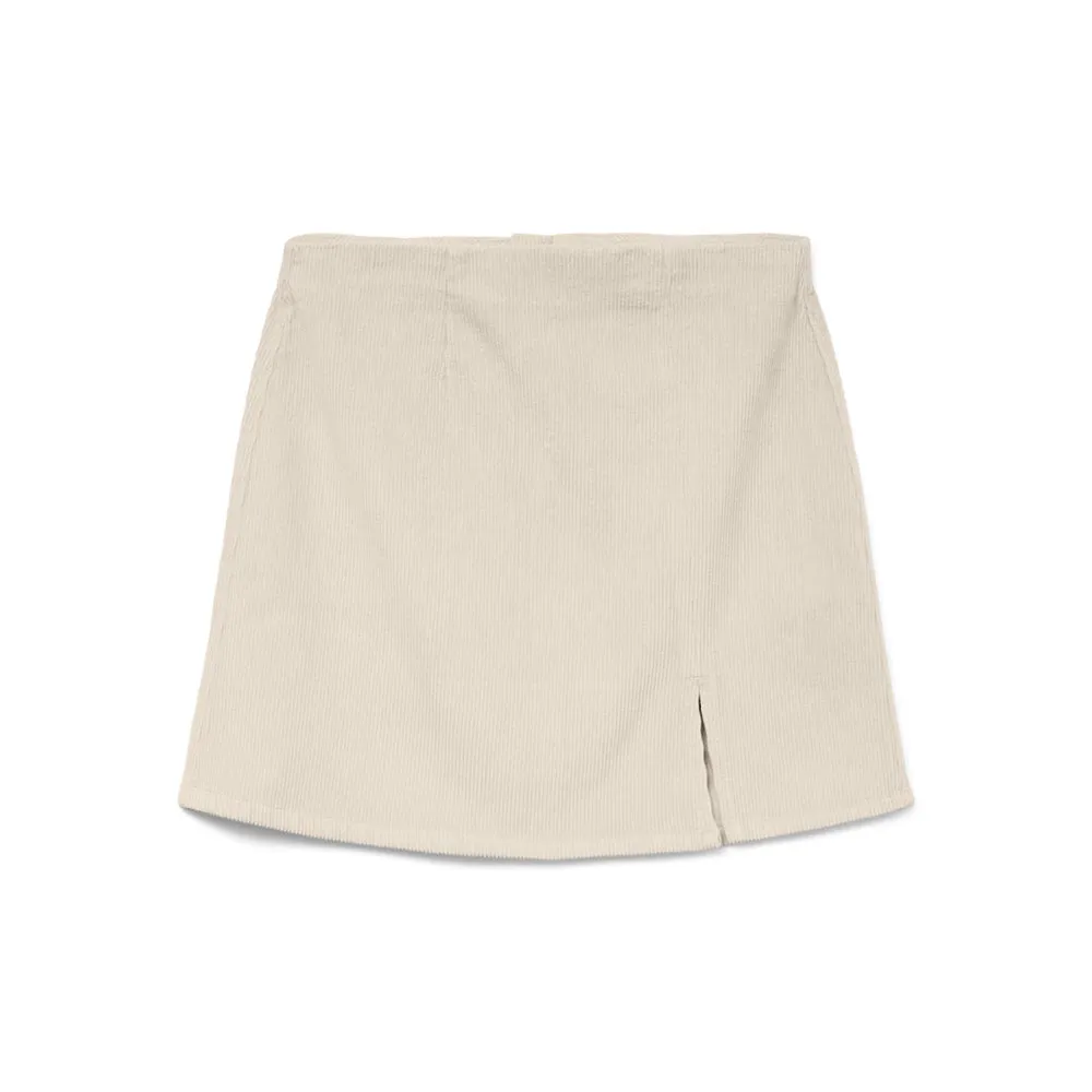 

Юбка Vero Moda Lula Nelly high waist short skirt, бежевый
