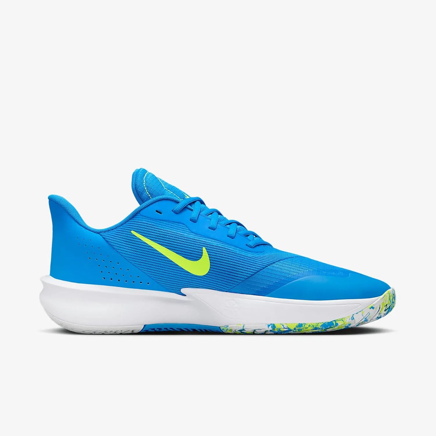 Баскетбольные кроссовки Nike Precision 7 HJ9153, Photobluewhite Volt — фото 3