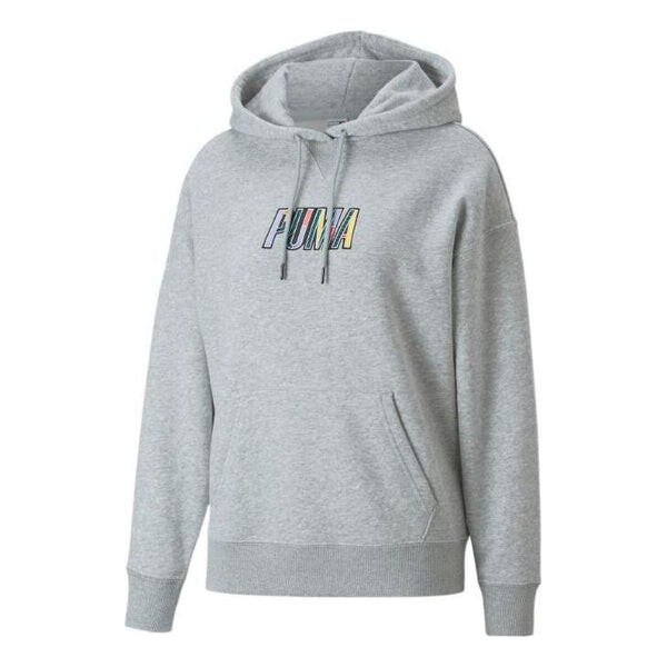 

Толстовка swxp graphic hoodie 'grey' Puma, серый