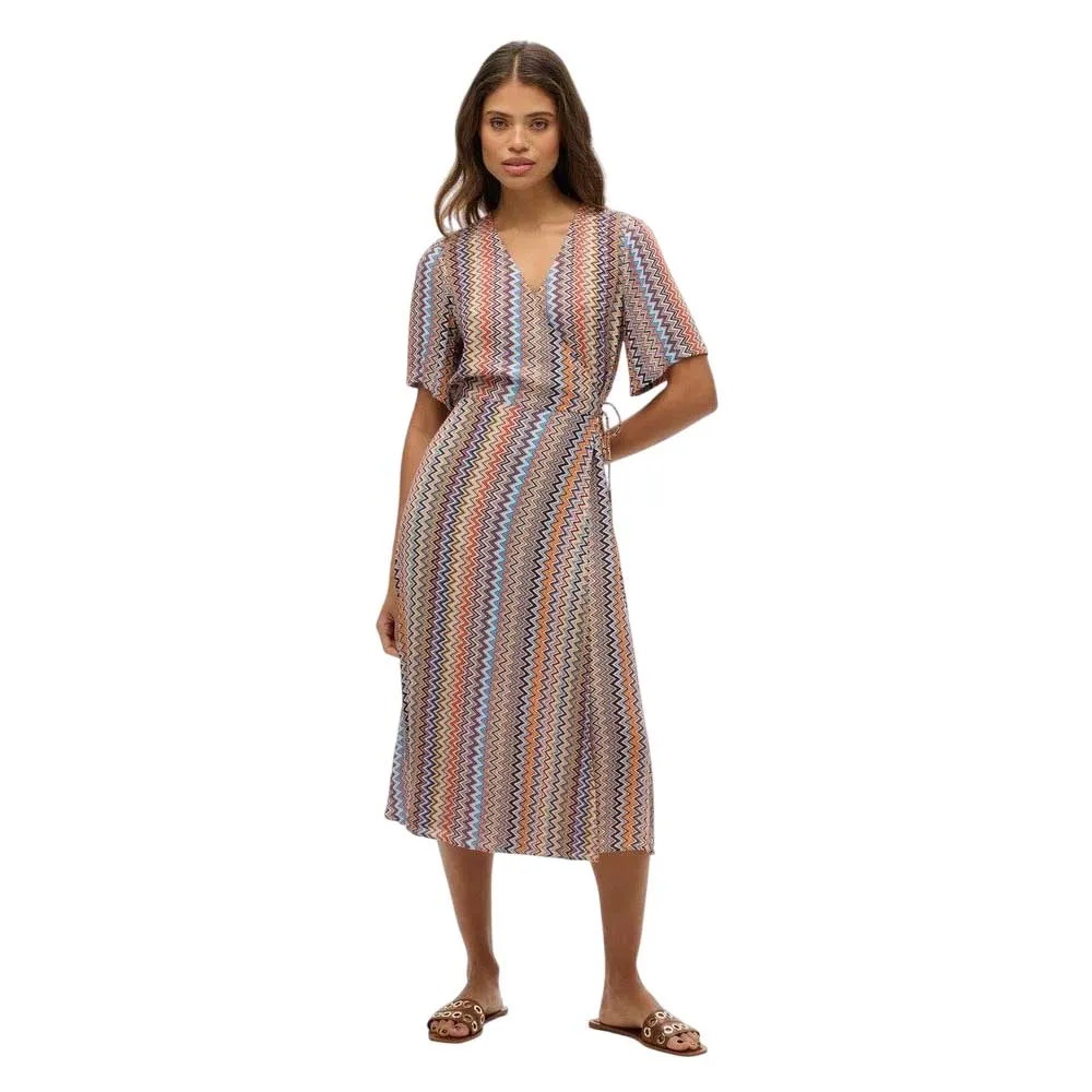 

Платье Superdry Printed Wrap, разноцветный