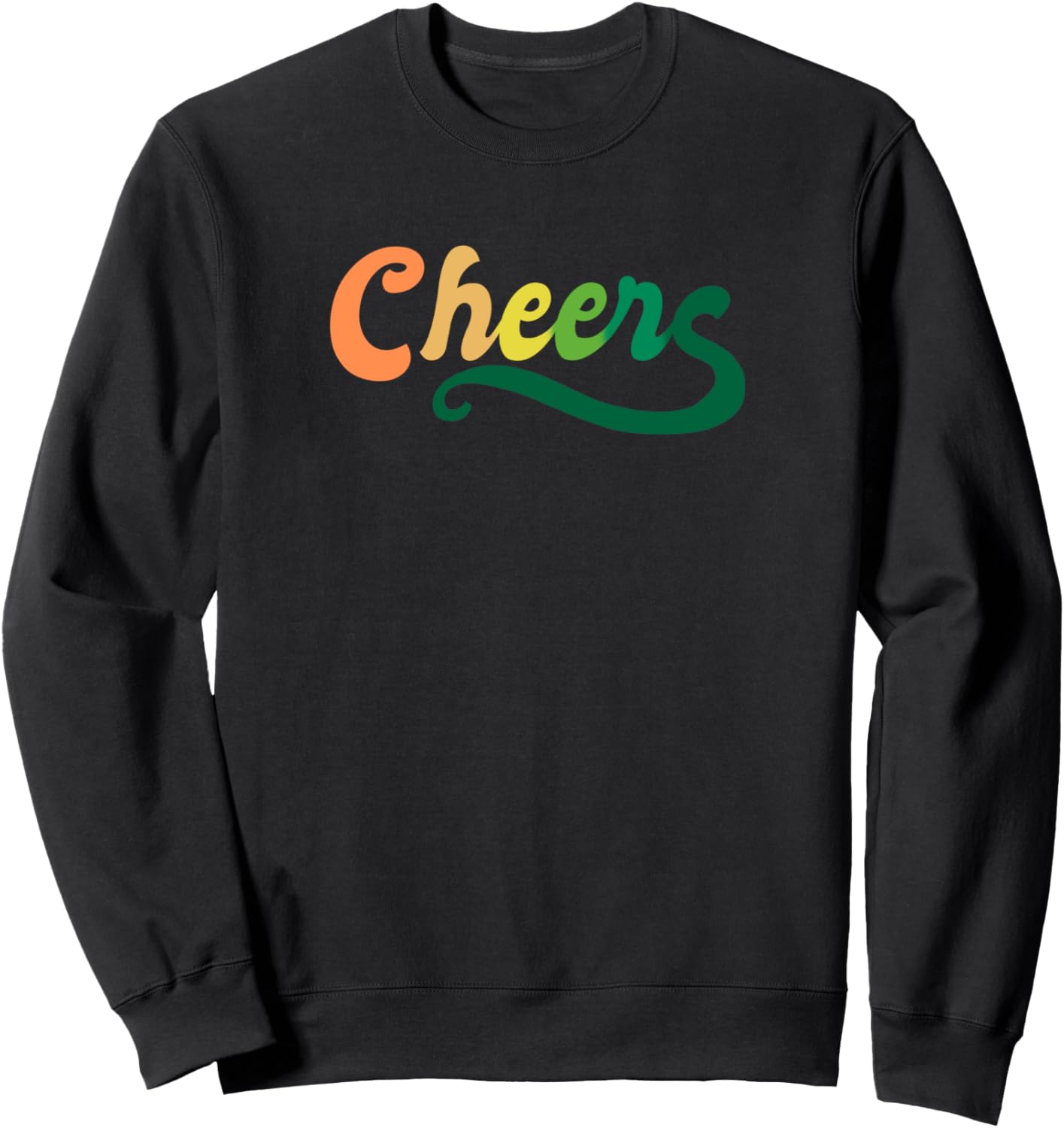 

Толстовка с оранжево-зелеными буквами Cheers Trendy Apparel