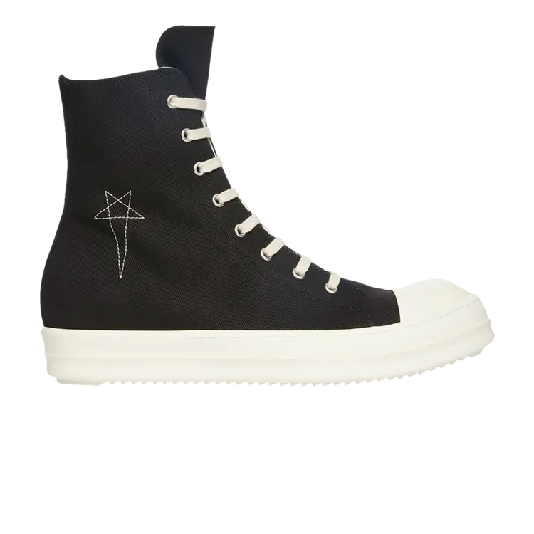 Кроссовки Rick Owens Wmns Porterville DRKSHDW Pentagram High, цвет Black Milk