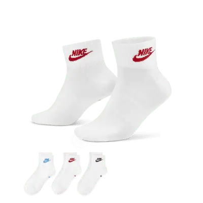 

Носки Nike Everyday Essential Ankle (3 шт), разноцветный