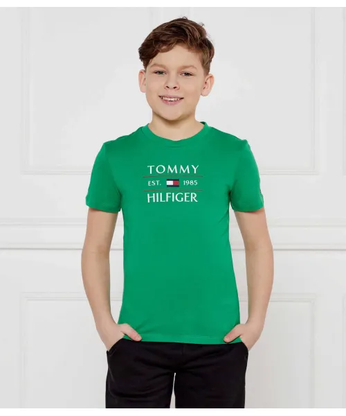 

Футболка Regular fit Tommy Hilfiger, зеленый