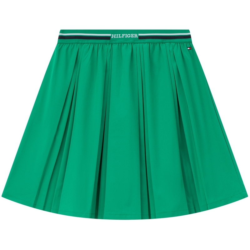 

Tommy Hilfiger Однотонная умеренная юбка для детей 3-7 лет green