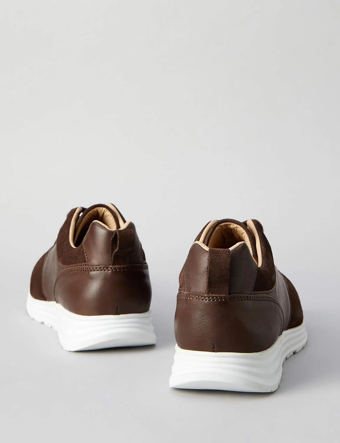 Найти. Мужские гибридные замшевые кроссовки find., Brown Brown — фото 3