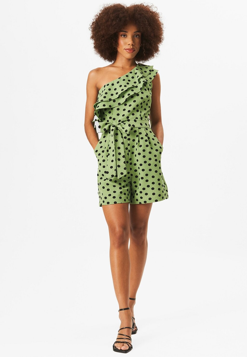 

Комбинезон ONE SHOULDER GINI LONDON, зеленый