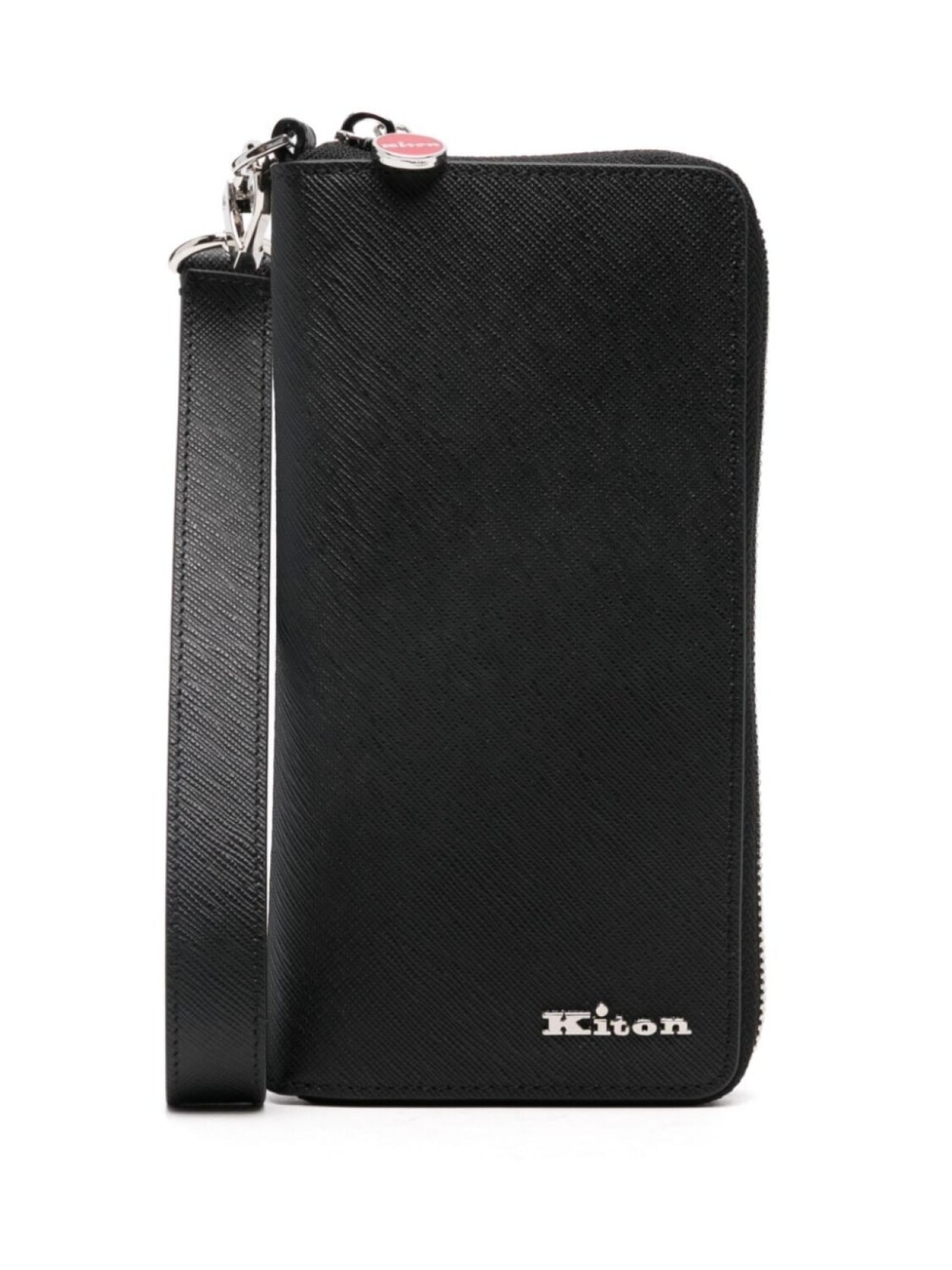 

Kiton кошелек с логотипом, черный