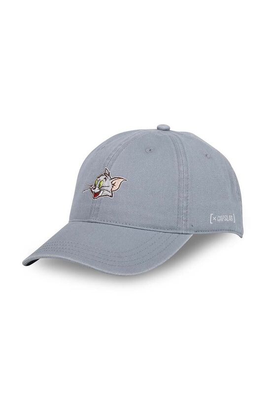 

Бейсболка из хлопка x Tom & Jerry Capslab, серый