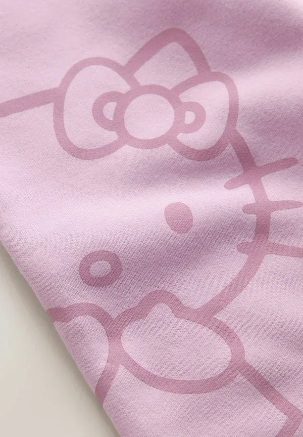 Спортивные штаны свободного кроя Next, Regular fit wide leg joggers, розовый Hello Kitty — фото 3