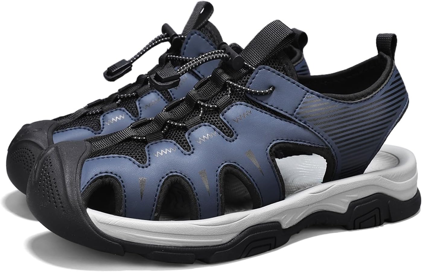 

Легкие спортивные сандалии Tzsaixeh для мужчин, для трекинга и прогулок, повседневные водонепроницаемые сандалии, спортивные сандалии для пляжа, закрытый носок, для активного отдыха на улице и походов (Цвет: зеленый)